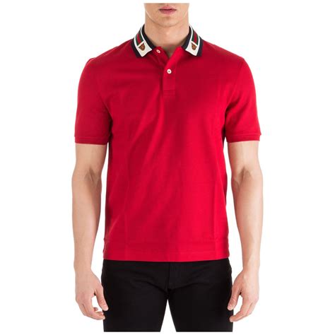 gucci red mesh shirt|red gucci polo.